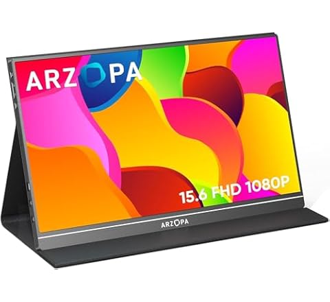 Monitor Portátil ARZOPA 15,6" FHD 1080P