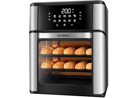Fritadeira Air Fryer Forno Oven Mondial AFON-12L-BI
