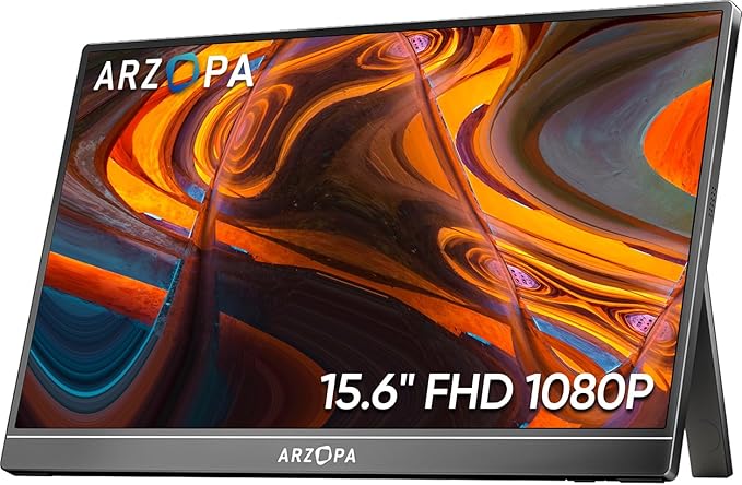 Monitor Portátil ARZOPA 15,6" FHD 1080P - Imagem 2