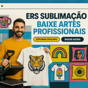 Artes para sublimação GRATIS, pague apenas o repositório!